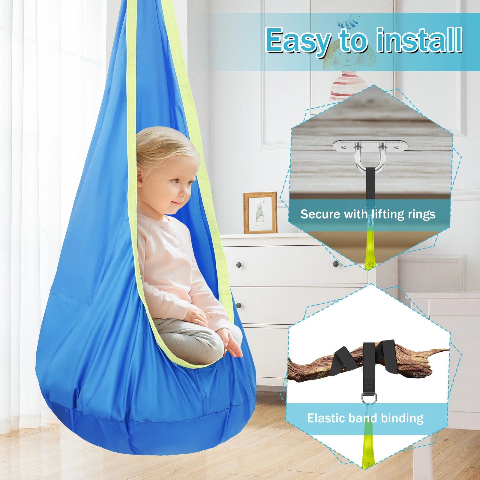 Chair Sensory Swing Chair Kids - огляд і ціна Kids Outdoor Hanging Chair