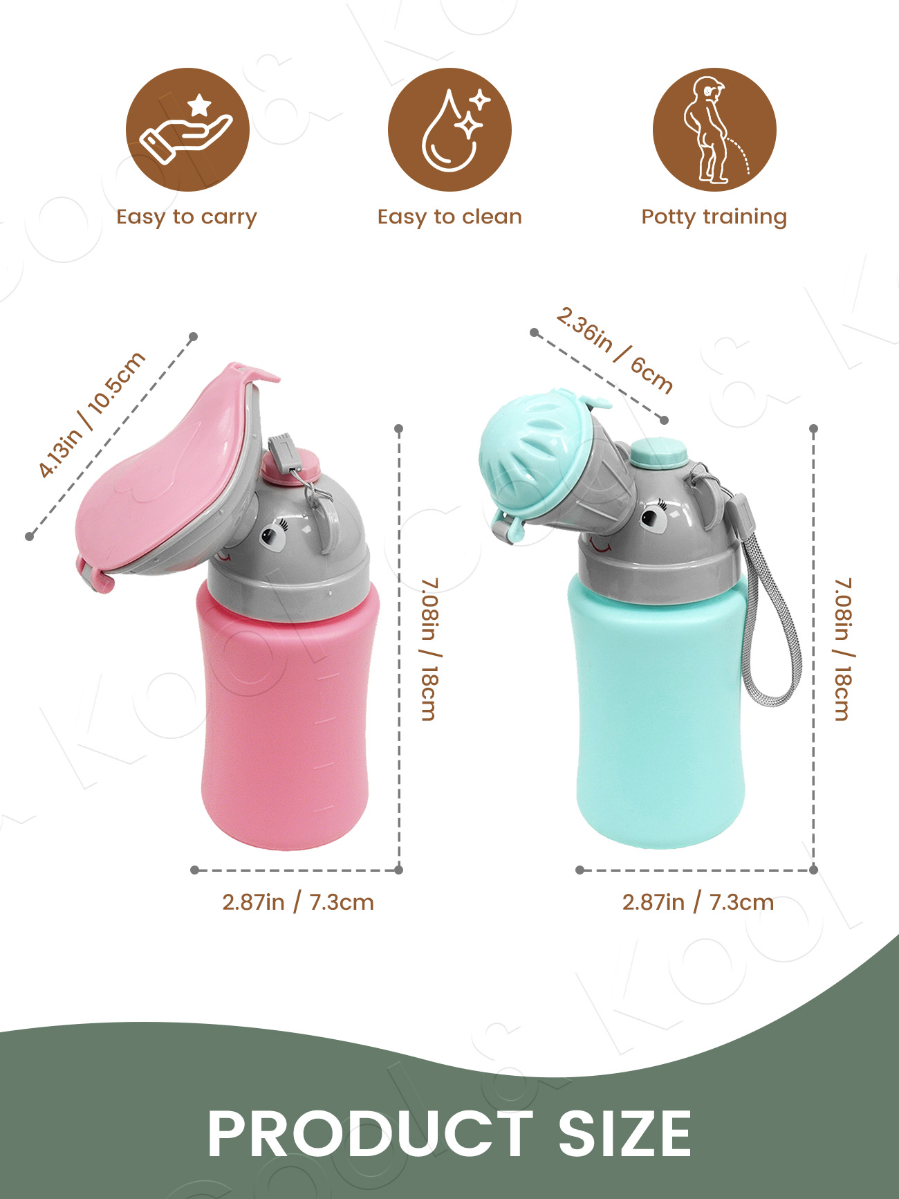 Portable Kids Travel Pee Bottl - огляд і ціна Kids Outdoor Urinal