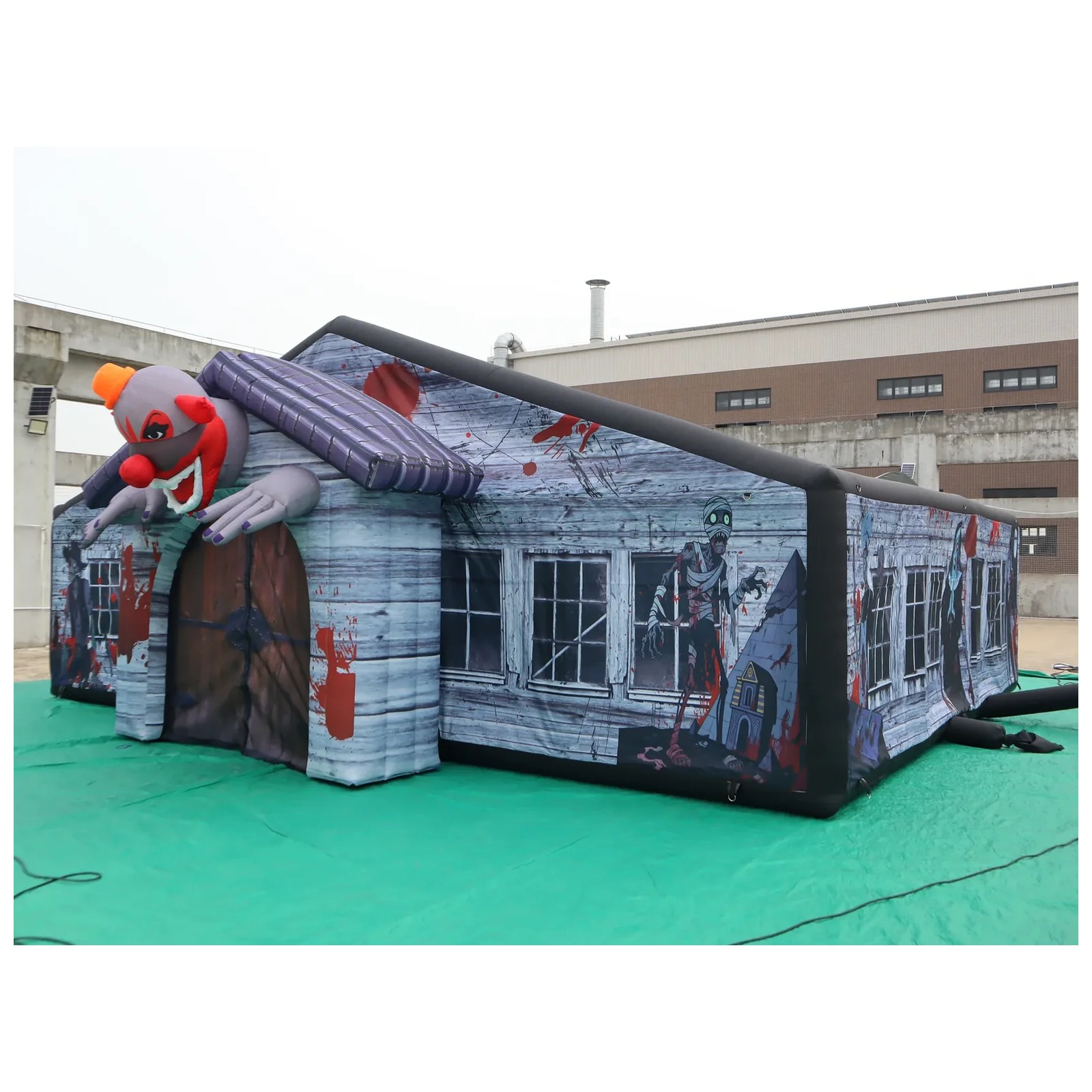 Large Haunted Roofed Inflatabl - огляд і ціна Kids Outdoor Venues