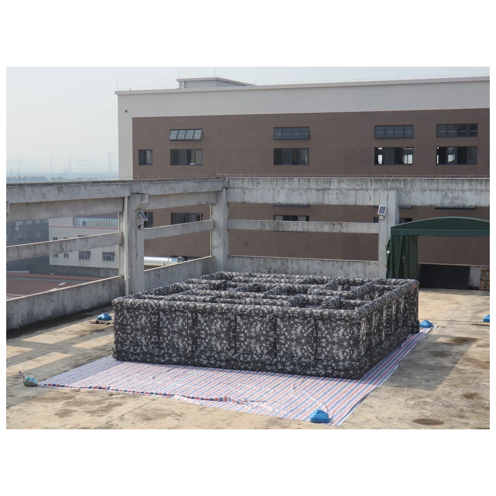 Large Gray Camouflage Open Inf - огляд і ціна Kids Outdoor Venues