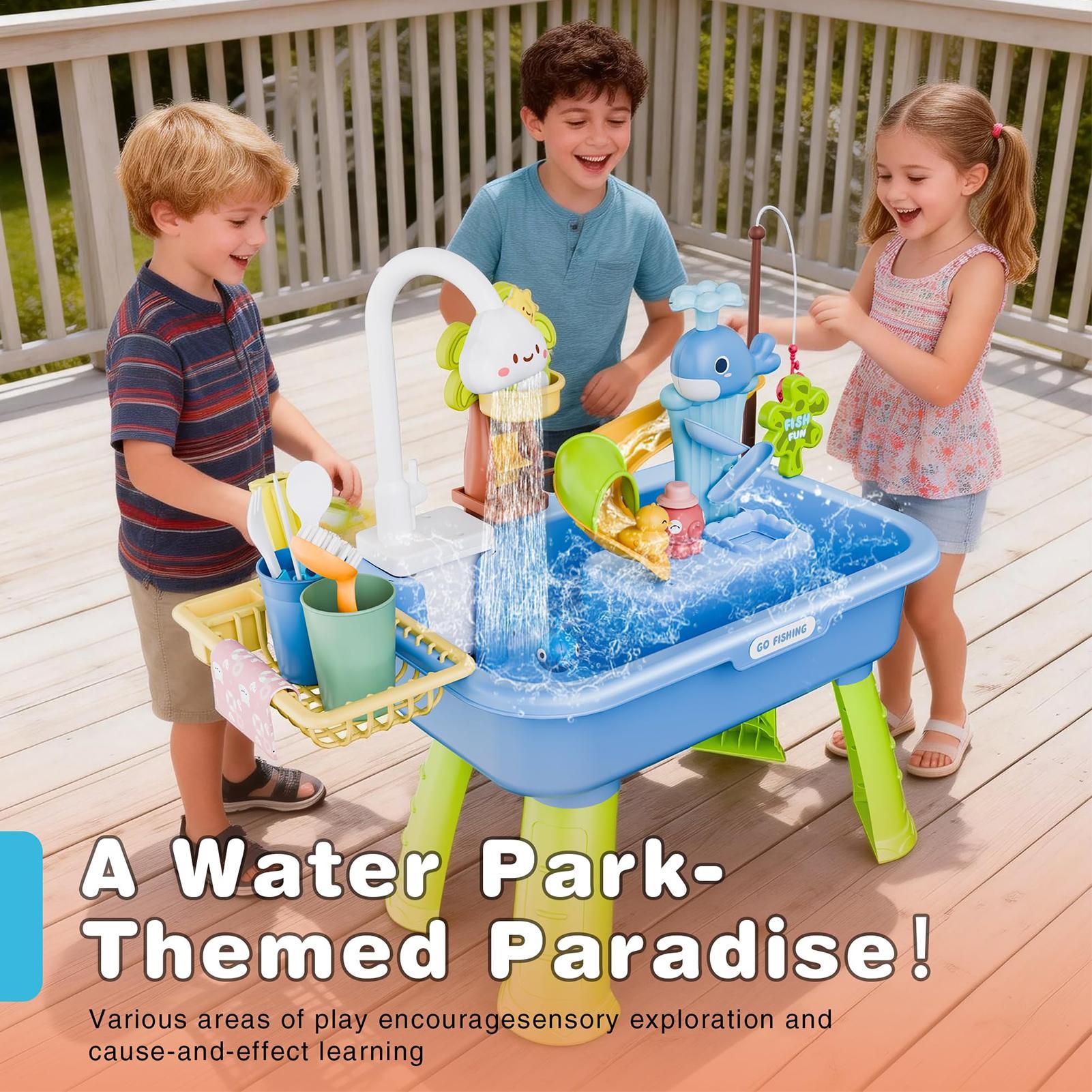Children's Outdoor Beach Toy T - огляд і ціна Kids Outdoor Water Play Table