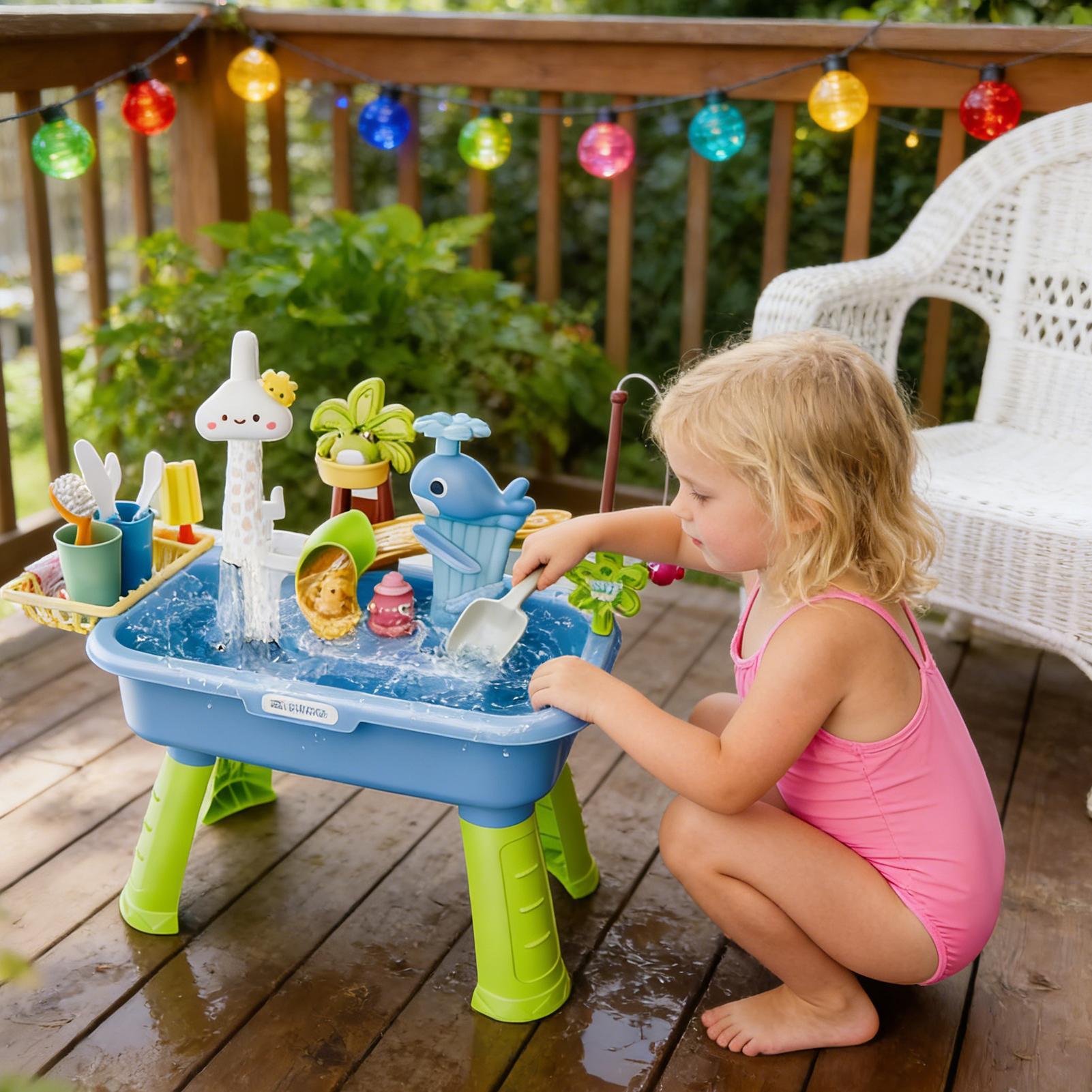 Children's Outdoor Beach Toy T - огляд і ціна Kids Outdoor Water Play Table