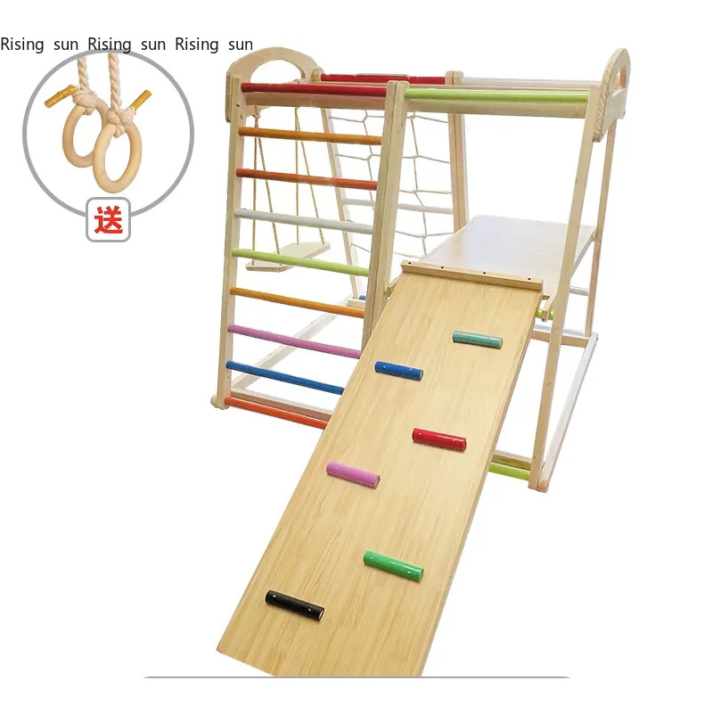 Wooden Climbing Frame Indoor P - огляд і ціна Kids Outdoor Wooden Climbing Frame