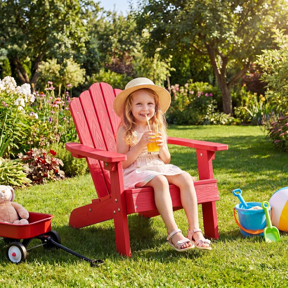Kids Adirondack Chair, AllWeat - огляд і ціна Kids Outdoor Adirondack Chair