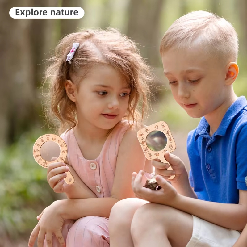 Wooden Magnifying Glass for Ki - огляд і ціна Kids Outdoor Nature Toys