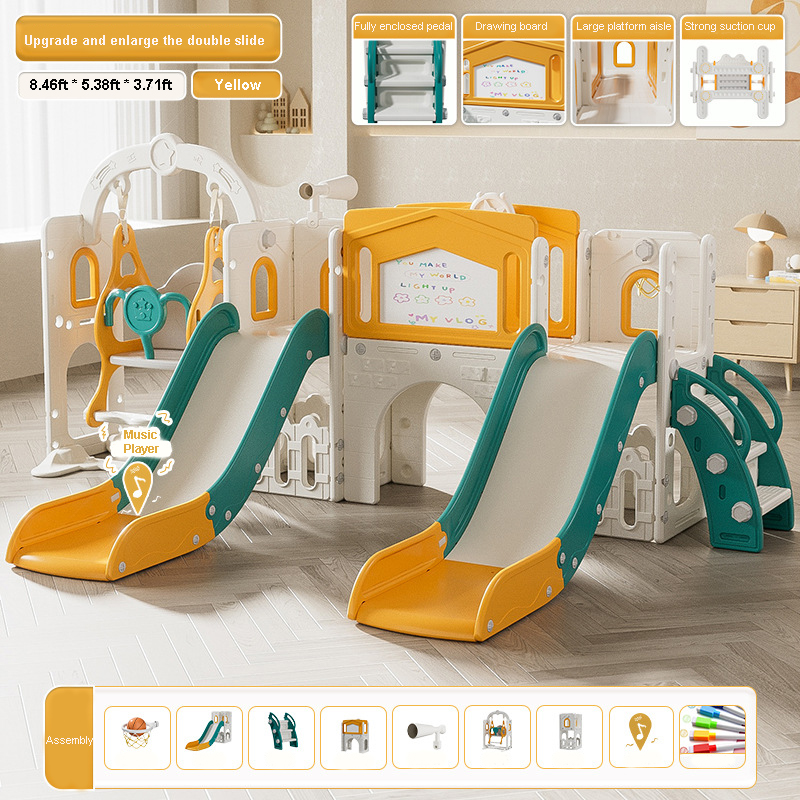 Double Slide Set Toddlers Indo - огляд і ціна Kids Outdoor Climber