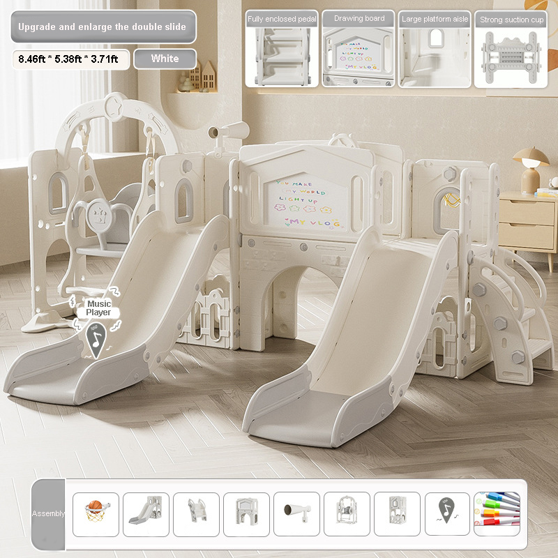 Double Slide Set Toddlers Indo - огляд і ціна Kids Outdoor Climber