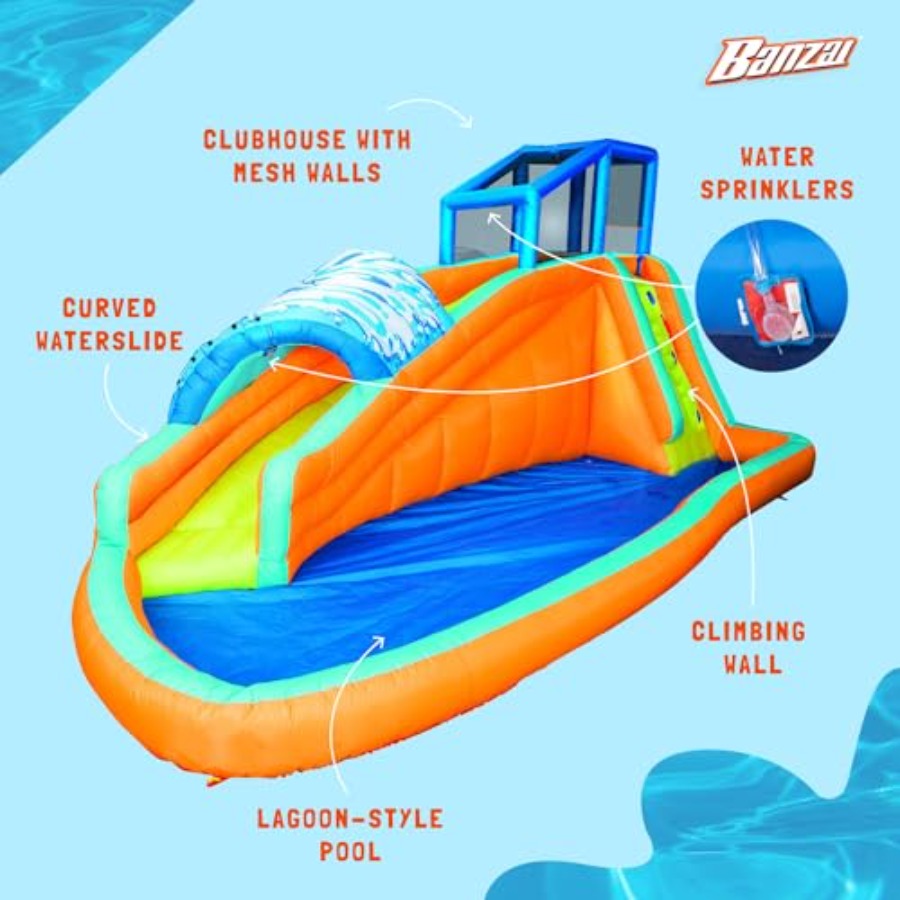 Outdoor aqua lagoon water slid - огляд і ціна Kids Outdoor Tunnel